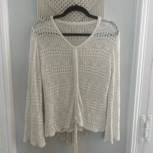 Crochet long sleeve top - NEW w/o tags